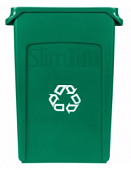 Контейнер раздельного сбора 87л Rubbermaid FG354007GRN (базовый) в компании ШефСтор